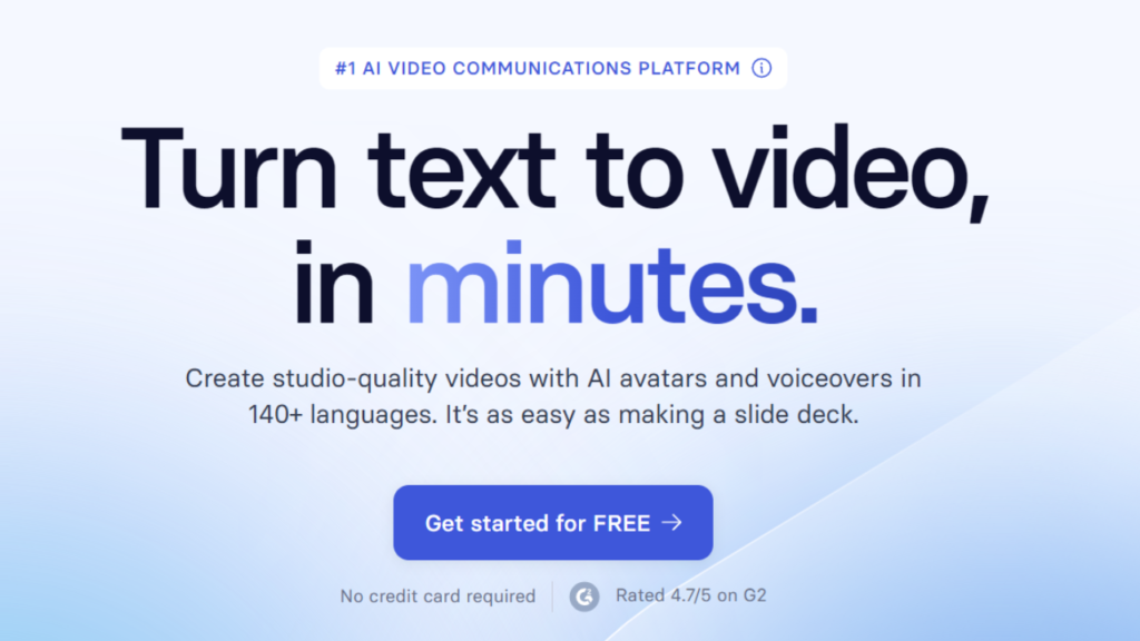 turn text into video